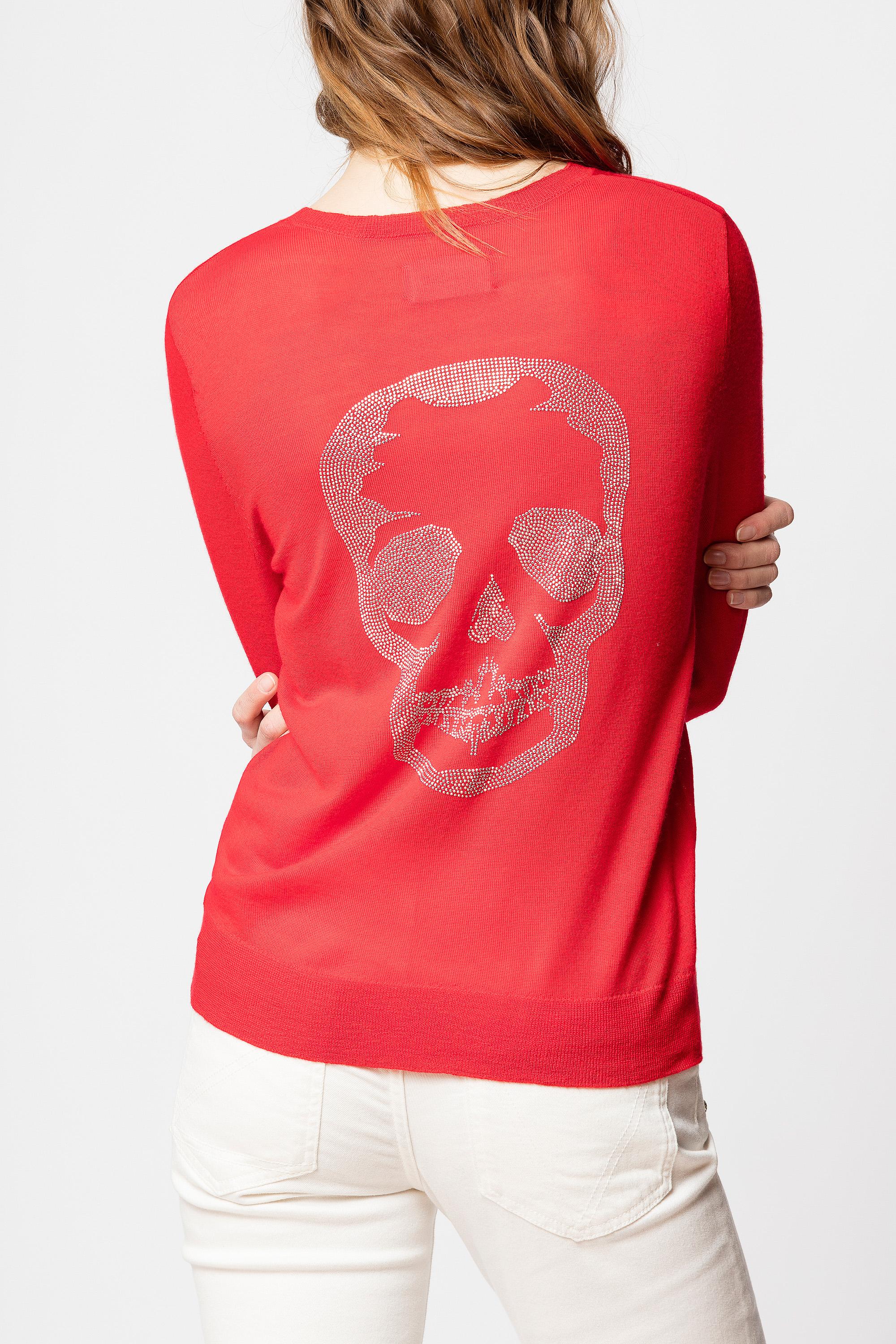 必收强货法式风骷髅s48羊毛衫