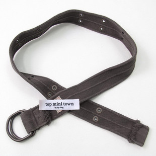 淘名堂 酬宾款 特 英伦 简约经典帅气 男人味 帆布皮带 男O877