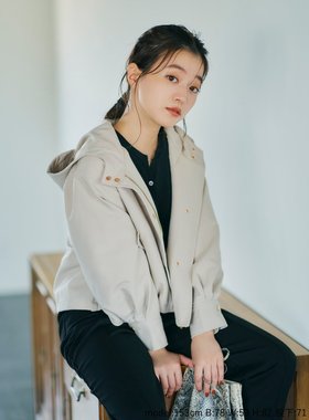 日单精品 小众Beatr*ce 秋冬蕞新 轻松舒适 时尚 连帽外套V701