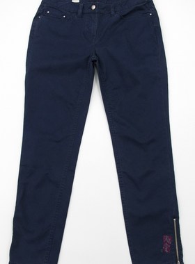 精品 美式红白蓝TOM*Y 秋冬 修身直筒好裤型 休闲裤 女R287