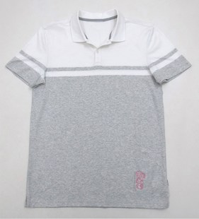 简约时尚 西K  夏季 ZG900水准 JI品丝光棉 超靓翻领T恤 男M325