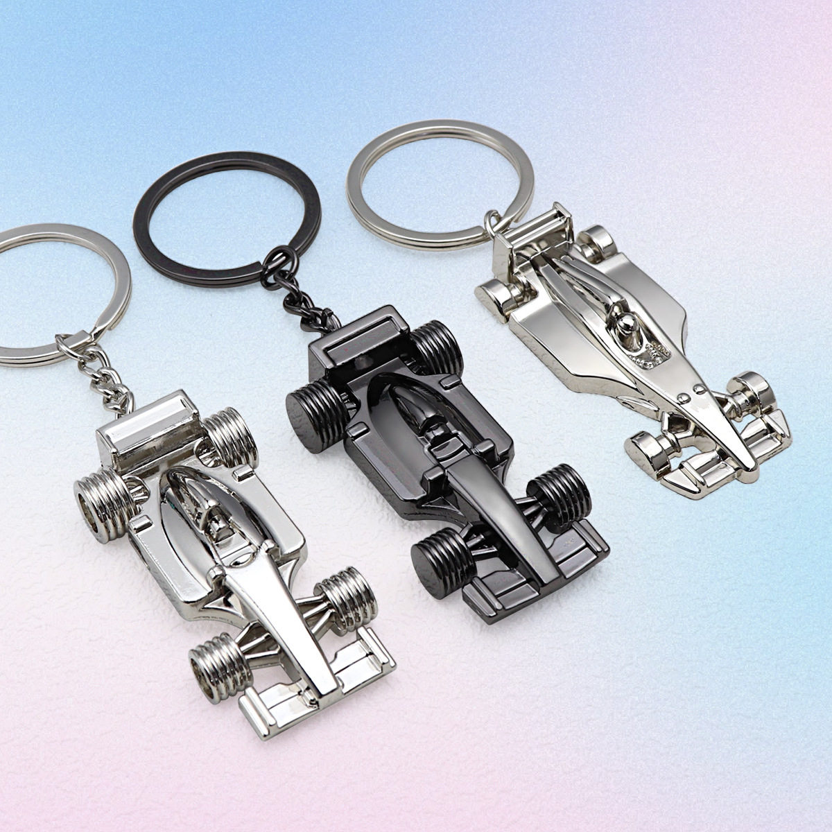 创意F1赛车钥匙扣挂件小礼品汽车模型赛车俱乐部周边纪念品钥匙链