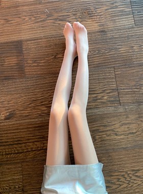 亮晶晶珠光袜纯色夏季薄款丝袜防勾丝油亮银丝闪亮连裤袜性感提臀