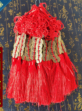 五帝钱门对门黄铜铜钱入户门