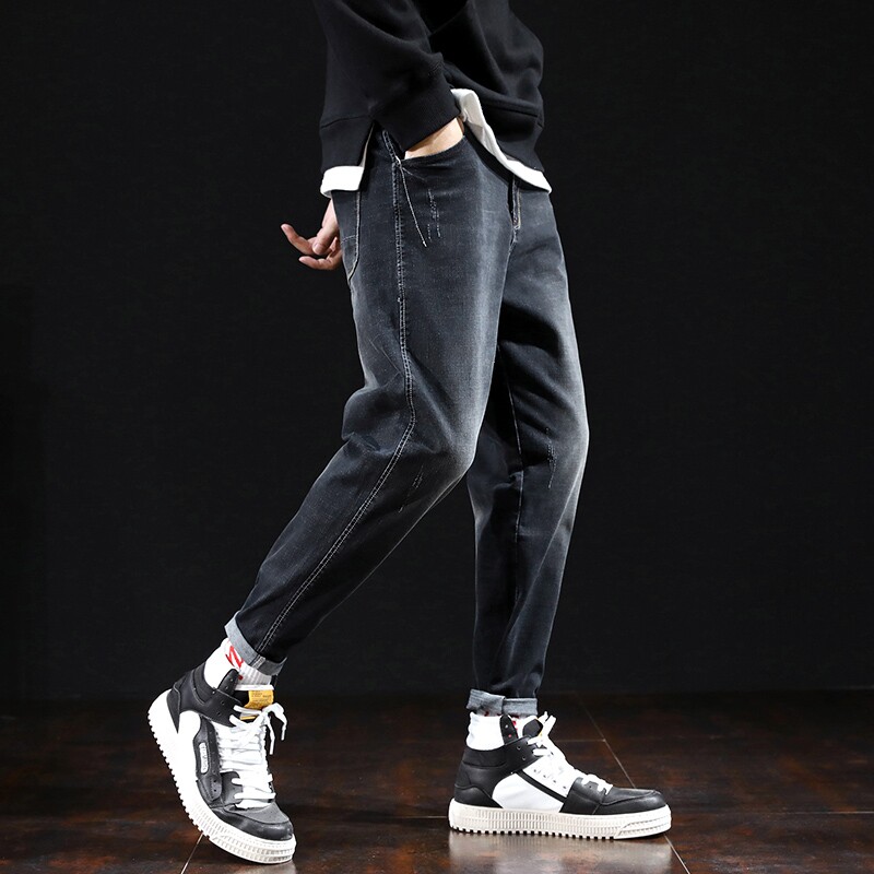 潮牌大码男装加肥加大号牛仔裤潮胖子春秋宽松弹力牛仔长裤|ruв категории Всё для беременных и кормящих, дом одежды/кормления./осень белье, брюки - от Buy2taobao.com для оказания профессиональной услуги покупки агента Taobao