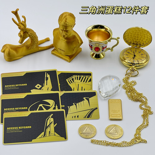 三角洲行动蛋糕配件装饰品周边手办玩具儿童礼物生日礼物生日蛋糕