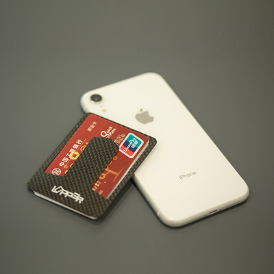 LOPPER简约碳纤维钱夹便携信用卡包防水超薄身份证件夹迷你小钱包