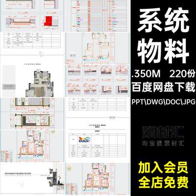 进度表物料系统室内模板施工合同PPT交付施工图系统案系统PP