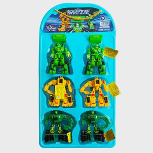 正版咖宝车神重工战队六合体创建巨人变形机器人推土丹比玩具男孩