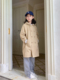 卡其色中长款 GUGUMINI童装 日本进口面料经典 新款 风衣 2023秋季
