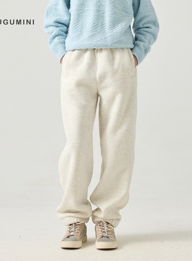 gugumini童装2025冬季男女童百搭实穿超厚一条过冬保暖加绒运动裤