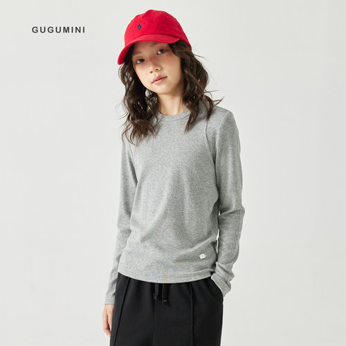 gugumini童装2026秋季百搭打底衫