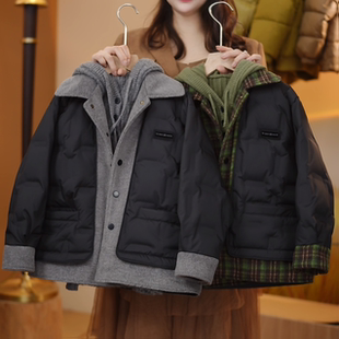 【定制新款】儿童羽绒服90白鸭绒时尚韩版男童保暖加厚轻羽绒