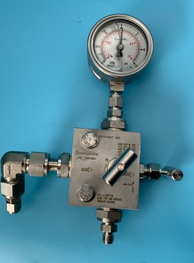 世伟洛克 SS-V2BFS-8 不锈钢 2 阀仪表歧管 带 15psi 规格,