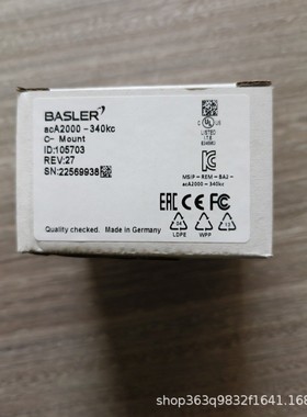 acA2000-340km工业相机 全新包装 现货议价