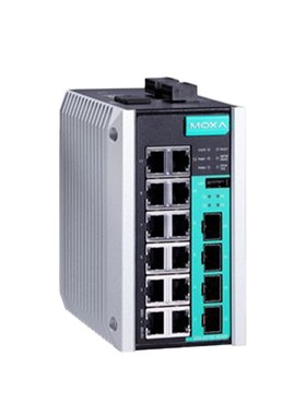 现货MOXA EDS-G516E-4GSFP-T全新工业交换机