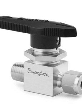 SS-43GM4-S4 不锈钢 1 件式 40G 系列球阀，1.6 Cv，1/4 in. MNPT