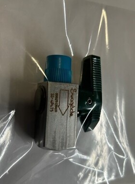 世伟洛克 SS-4P4T5 仪表塞阀 1/4 英寸 NPT 公对母,