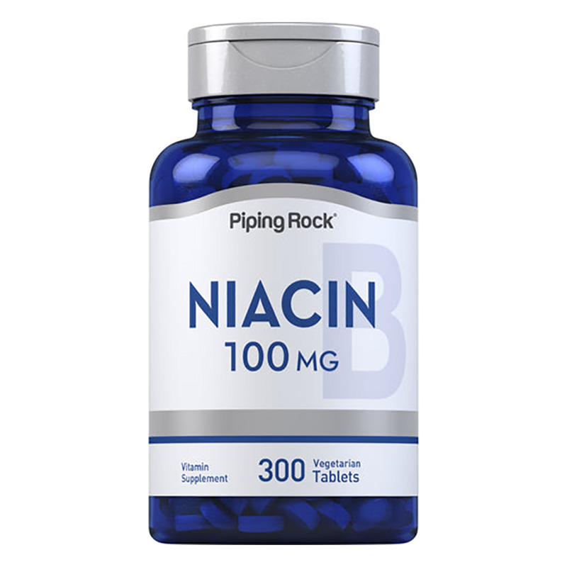 PipingRock尼克酸/烟酸Niacin 100mg 300粒