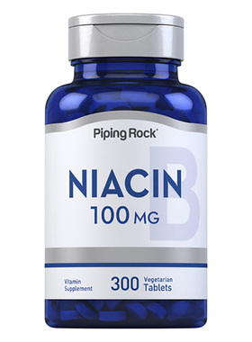 PipingRock尼克酸/烟酸Niacin 100mg 300粒