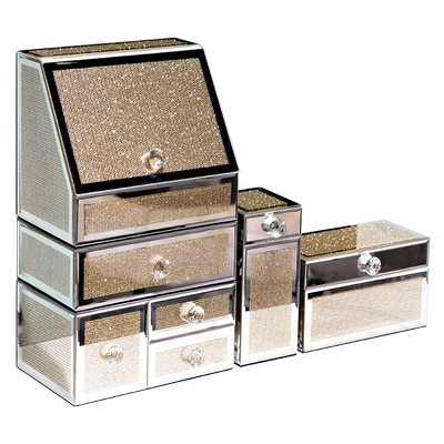 比特茨防晒玻璃化妆品收纳盒