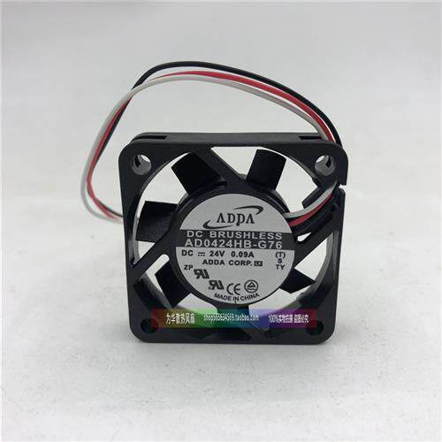 AD0424HB-G76 4010 4CM 24V 0.09A 超静音 散热风扇