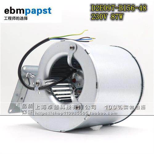 D2E097-BI56-48 全新德国进口风扇 230V 87W 威肯变频器鼓风机