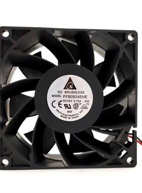 原装正品DELTA台达 FFB0924EHE/VHE/SHE 9038 24V 变频器散热风扇