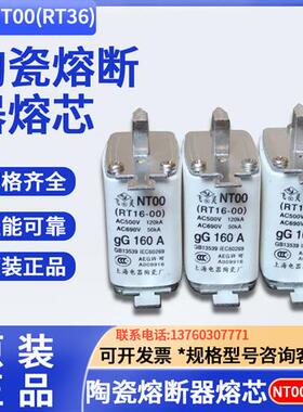 保险丝 陶瓷熔断器 熔芯NT00-160A100A 63A NT1-250A 200A RT36-1