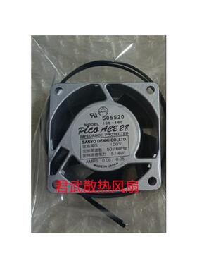山洋 San Ace60 109-180 100V 6028 6CM 5/4W 0.06/0.05A风扇。