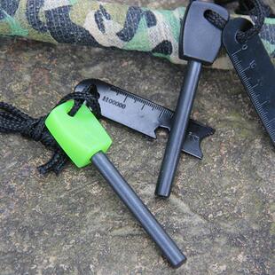 多功能实心打火棒镁棒野外生存荒野求生装备点火器户外打火石套装