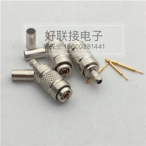 台湾进口CC4J公直头7521 光端机接头迷你DIN10/23 SDI公头