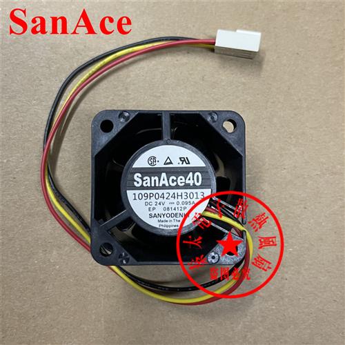 109P0424H3013 4028 DC24V 0.095A 三线测速 散热风扇