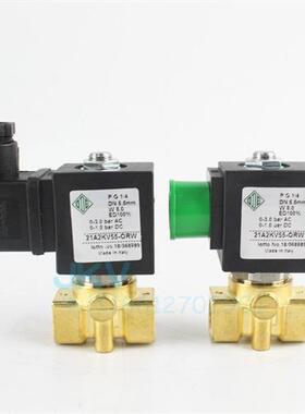 意大利ode两通电磁阀黄铜丝扣 21a2kv55-orw 常闭直动220v现货