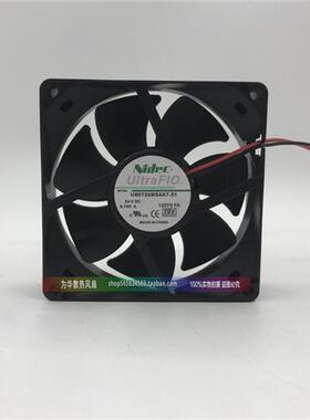 原装 NIDEC UB0T24MS4A7-51 8025 8CM 24V 0.165A 2线 变频器风扇