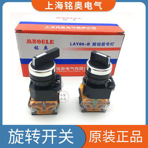 LAY80-B LA39 LA38-11X2/20X3 203 旋钮两档三挡自锁开关