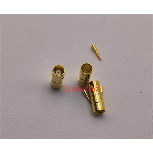 MCXKB3射频同轴微波AP信号头 MCX母接SFT503 RG402高频RF连接器