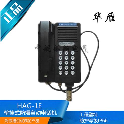 华雁船用壁挂式防爆自动电话机HAG1E IP66 EXIB II CT6正品
