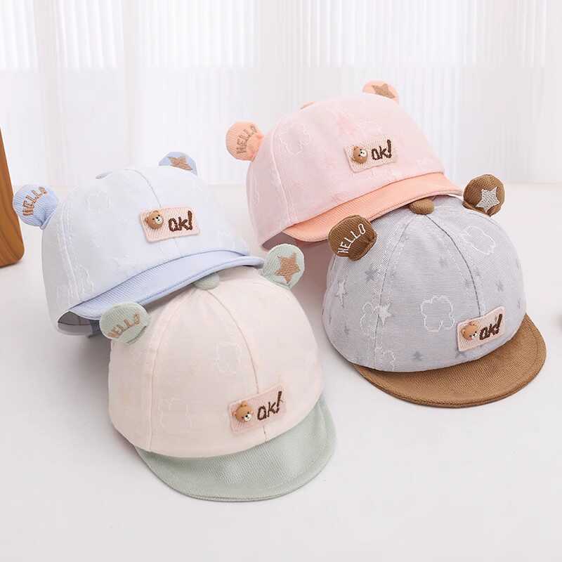 帽仔6-12个月婴儿帽子春秋款