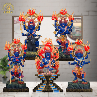 五大明王佛像纯铜不动明王大威德降三世金刚夜叉明王供奉密宗摆件