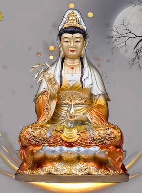 圣丰铜供奉摆件客厅佛像观音菩萨