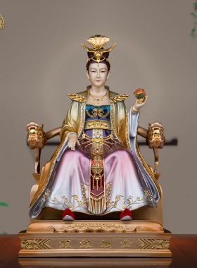 纯铜女娲娘娘神像客厅家用复古