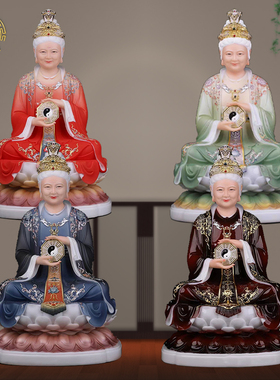 汉白玉客厅无生无声老母圣母佛像