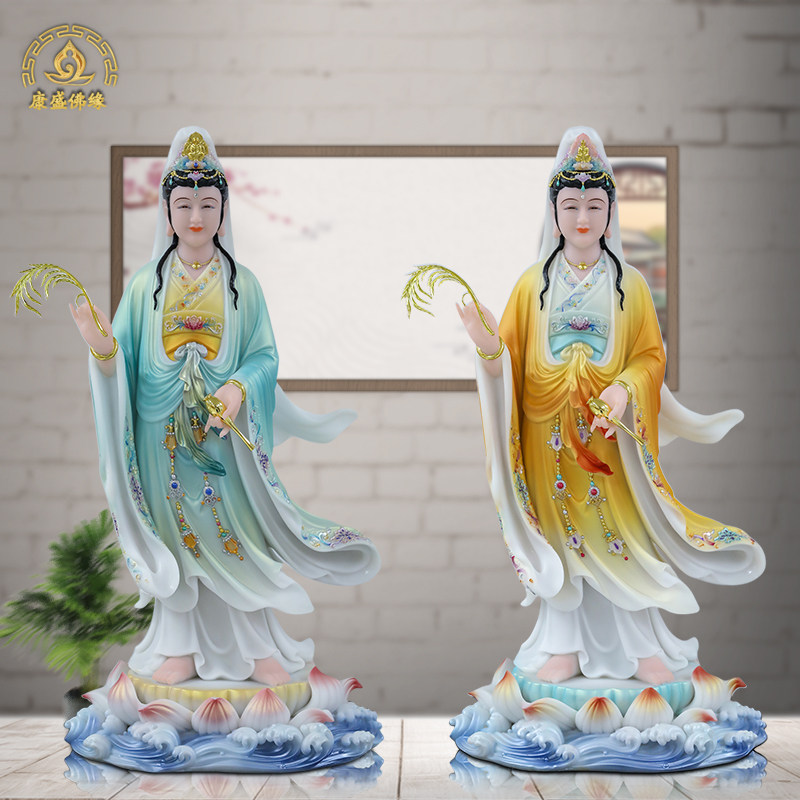 妙善观音菩萨佛像供奉保平安摆件