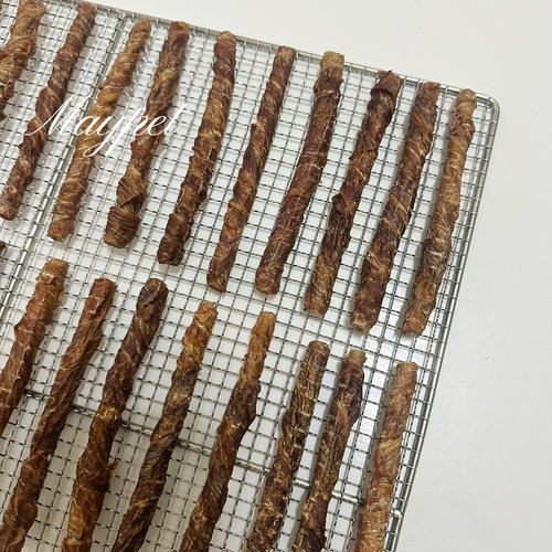 五月家纯手工自制宠物零食鸡鸭肉缠绕牛皮卷狗狗磨牙棒洁齿骨泰迪