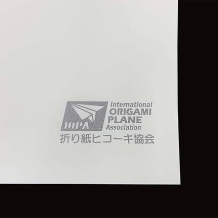 日本折纸飞机协会认定竞技用纸12张 日本纸飞机协会专用竞技纸