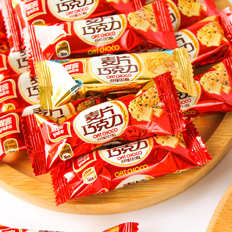 雅客谷物巧克力麦片可冲泡