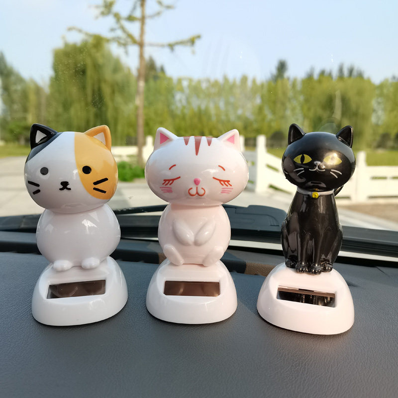 2022新款摇头猫汽车中控台装饰品