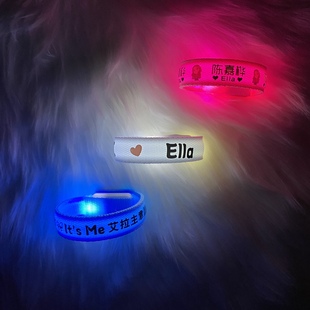 Ella陈嘉桦演唱会应援发光手环明星周边粉丝物料气氛荧光棒道具