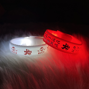 犬儒乐队应援发光手环定制音乐节演唱会粉丝周边荧光棒气氛道具